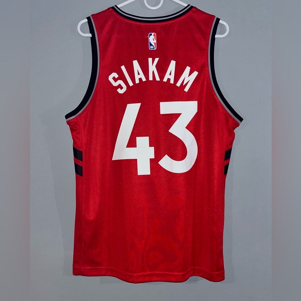 Pascal Siakam Men’s Medium Red Toronto Raptors NBA Basketball Jersey NBA CHAMPS - Picture 1 of 11